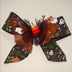 Halloween Themed Kids Hair Bow